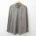 ベーシックエディションズ 00s 長袖シャツ ネイビーチェック XL | 古着