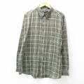 ピューリタン 長袖シャツ グリーンチェック XL | 古着