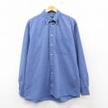 長袖シャツ ネイビー M | 古着