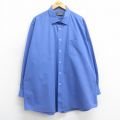 90s 長袖シャツ ネイビー XL | 古着