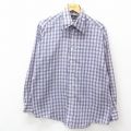 【20%OFF】XL★古着 JCペニー 長袖 シャツ メンズ 70年代 70s 紺他 ネイビー チェック 25feb21 中古 トップス