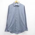 長袖シャツ ブルー XL | 古着