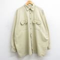 長袖シャツ イエロー XL | 古着