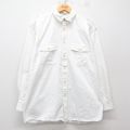L★古着 オービス ORVIS 長袖 シャツ メンズ 00年代 00s コットン 白 ホワイト 25apr03 中古 トップス
