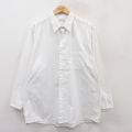 XL★古着 バンヒューセン 長袖 シャツ メンズ 白 ホワイト 25apr15 中古 トップス