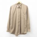 長袖シャツ カーキ XL | 古着