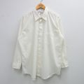 XL★古着 バンヒューセン 長袖 シャツ メンズ 90年代 90s 大きいサイズ USA製 生成り 25may31 中古 トップス