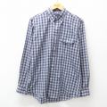 L★古着 GANT 長袖 シャツ メンズ 90年代 90s ボタンダウン 紺他 ネイビー チェック 25jun25 中古 トップス