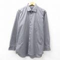 XL★古着 長袖 シャツ メンズ グレー 25jun25 中古 トップス