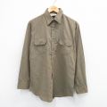 M★古着 長袖 シャツ メンズ 80年代 80s 茶系他 ブラウン チェック 25aug30 中古 トップス
