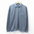 XL★古着 長袖 トップス メンズ 00年代 00s グレー系 チェック 25sep11 中古