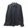 L★古着 長袖 シャツ メンズ 90年代 90s イタリア製 黒 ブラック 【spe】 25oct01 中古 トップス