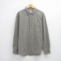 【20%OFF】XL★古着 オールドネイビー OLD NAVY 長袖 シャツ メンズ 00年代 00s コットン 茶他 ブラウン チェック 25oct03 中古 トップス