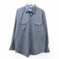 XL★古着 長袖 シャツ メンズ 00年代 00s 緑他 グリーン チェック 25oct24 中古 トップス