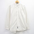 XL★古着 長袖 シャツ メンズ CISCO ボタンダウン 薄ベージュ カーキ 25oct29 中古 トップス