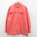 XL★古着 レッドヘッド 長袖 シャツ メンズ 00年代 00s 大きいサイズ ロング丈 コットン オレンジ系【spe】 25nov14