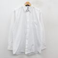 L★古着 ピューリタン 長袖 シャツ メンズ 90年代 90s ロング丈 USA製 白 25nov14