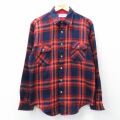 L★古着 セントジョンズベイ 長袖 シャツ メンズ 90年代 90s 紺他 チェック【spe】 25nov27