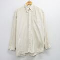 XL★古着 長袖 シャツ メンズ ギネス 薄黄 26feb10