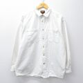 XL★古着 FADED GLORY 長袖 シャツ メンズ 00年代 00s 大きいサイズ コットン 白 26feb10