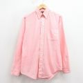 M★古着 バンヒューセン 長袖 シャツ メンズ 80年代 80s ボタンダウン 薄ピンク 26feb18