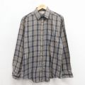 M★古着 ケニントン 長袖 シャツ メンズ 80年代 80s 濃緑他 チェック【spe】 26feb18