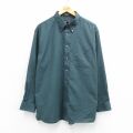 XL★古着 アロー 長袖 シャツ メンズ 90年代 90s ボタンダウン カナダ製 緑【spe】 26feb19