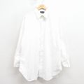 XL★古着 サックスフィフスアベニュー 長袖 シャツ メンズ 80年代 80s コットン USA製 白【spe】 26feb27