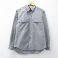M★古着 レッドヘッド 長袖 シャツ メンズ 80年代 80s グレー【spe】 26mar02