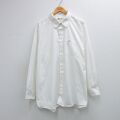 XL★古着 長袖 シャツ メンズ 00年代 00s ディズニー ミッキー 大きいサイズ ロング丈 コットン 白 26mar04