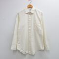 L★古着 バンヒューセン 長袖 シャツ メンズ 90年代 90s USA製 薄黄 ストライプ 26mar16