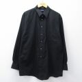 XL★古着 ピューリタン 長袖 シャツ メンズ 00年代 00s 大きいサイズ ロング丈 黒 26mar25