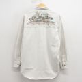 XL★古着 長袖 シャツ メンズ 90年代 90s シカ コットン ボタンダウン 薄グレー【spe】 26apr04