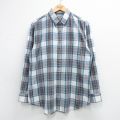 マックレガー 90s 長袖シャツ ネイビーチェック L | 古着