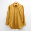 80s 長袖シャツ イエロー M | 古着