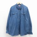 ラングラー 長袖シャツ ネイビー XL | 古着