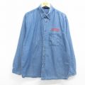 Red Cross 長袖シャツ ネイビー XL | 古着