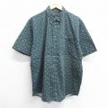 00s 半袖シャツ ネイビー XL | 古着