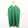 90s 半袖サッカーシャツ ユニオンジャック グリーン L | 古着