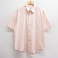 XL★古着 バンヒューセン 半袖 シャツ メンズ 90年代 90s 大きいサイズ 薄ピンク 24jun13 中古 トップス