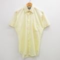 80s 半袖シャツ イエロー M | 古着