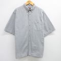90s 半袖シャツ 鳥 グレー XL | 古着