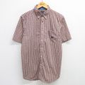 チャップス 90s 半袖シャツ レッドチェック L | 古着