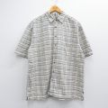 セントジョンズベイ 半袖シャツ ホワイトチェック XL | 古着