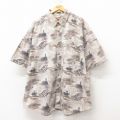 Wrangler 半袖シャツ 魚 カーキ XL | 古着