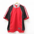 XL★古着 ジャージーズ 半袖 トップス メンズ 00年代 00s 大きいサイズ 赤 レッド 25jun10 中古