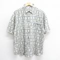 半袖シャツ 壁画 グレー XL | 古着