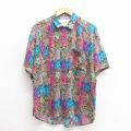 90s 半袖シャツ パープル M | 古着