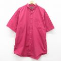 00s 半袖シャツ ピンク XL | 古着