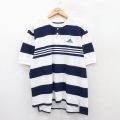 L★古着 アディダス adidas 半袖 トップス メンズ ワンポイントロゴ 鹿の子 ヘンリーネック 白他 ホワイト 25jun28 中古